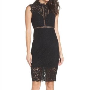 Bardot Lace Sheath Dress